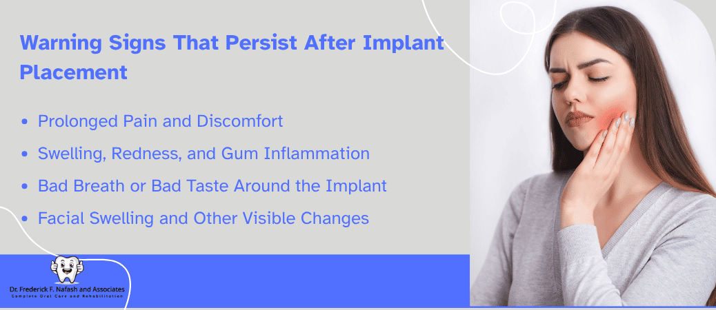 Recognizing Persistent Symptoms After Implant Placement